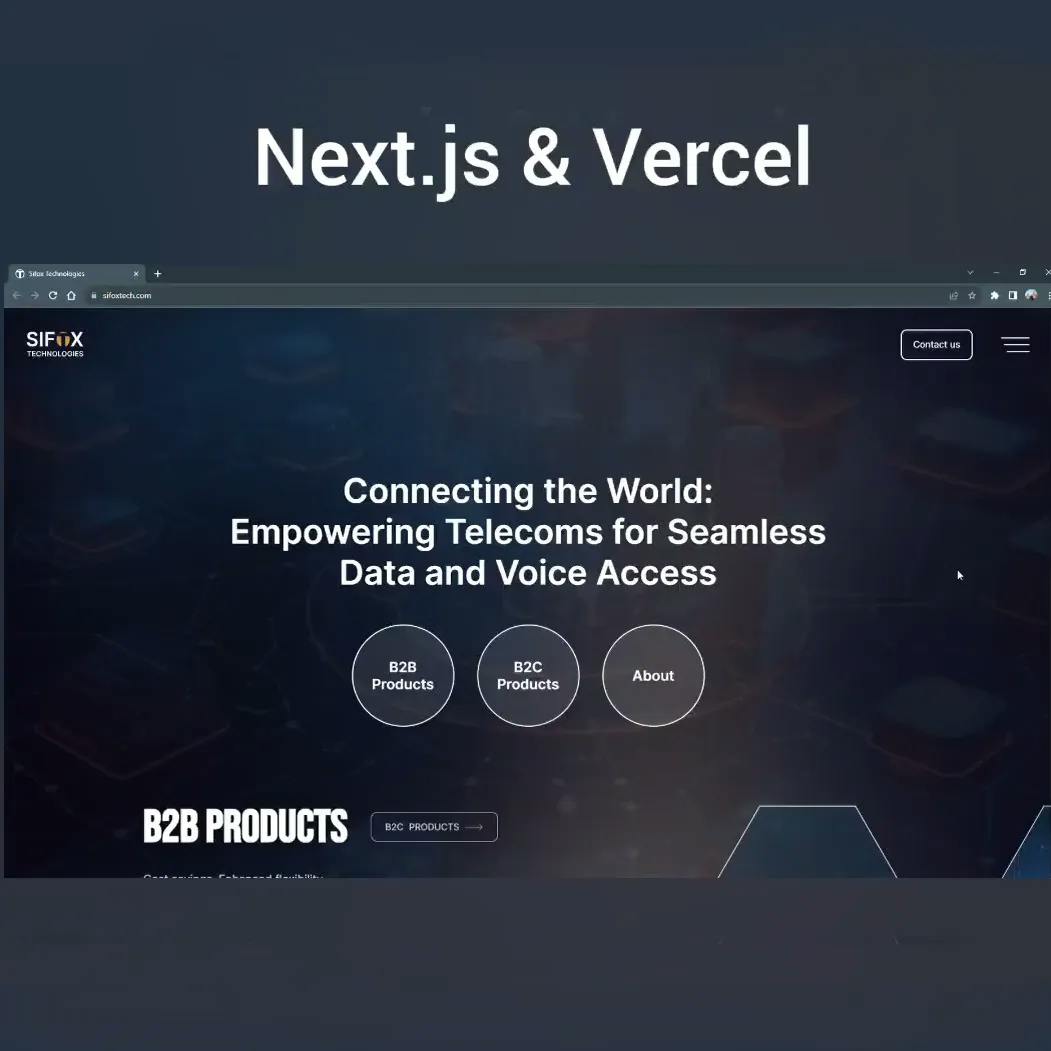 Кейс: создание сайта на Next.js & Vercel